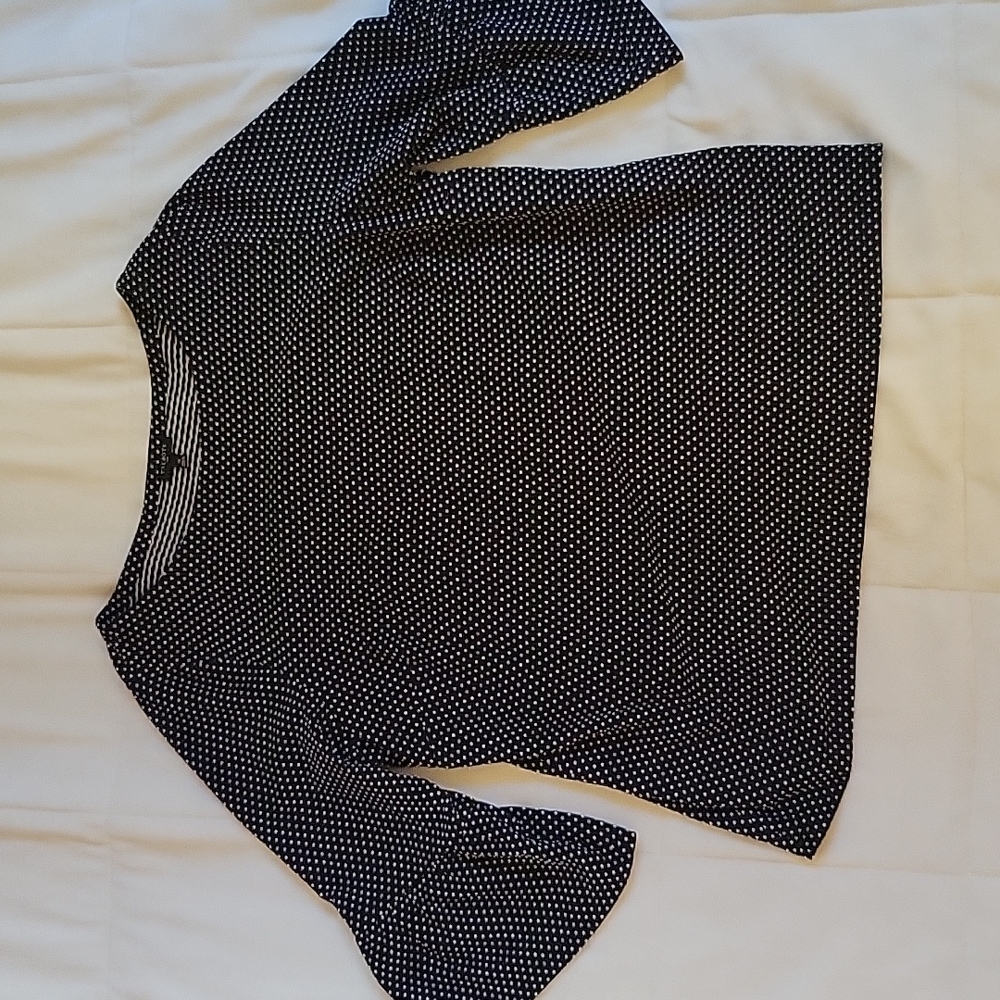 Talbots plus size 1x polka dot bell sleeve